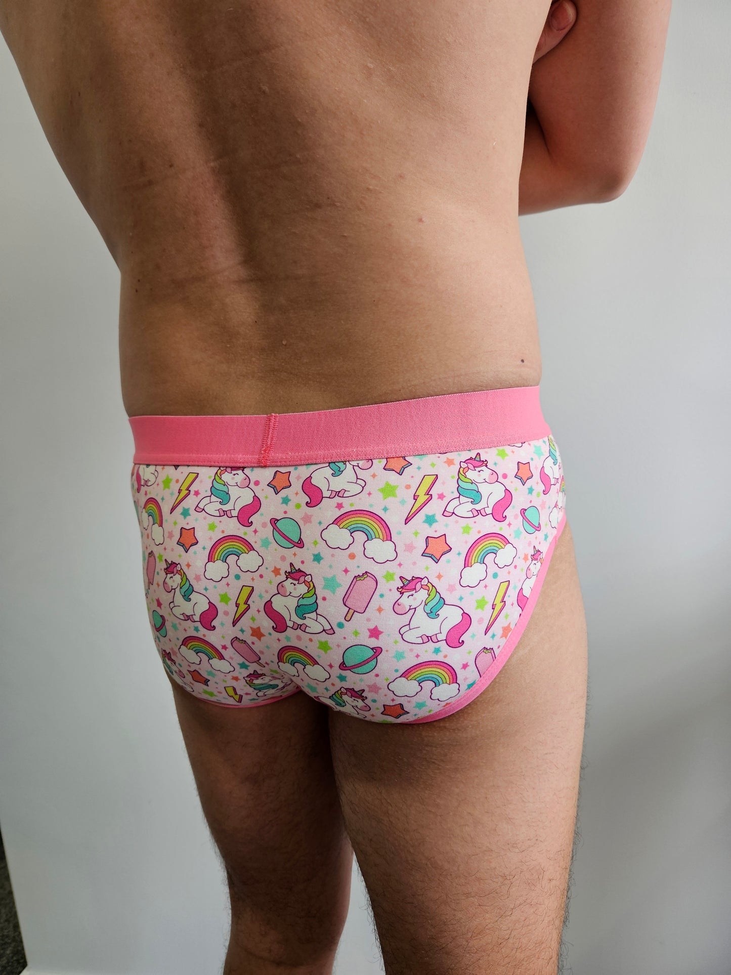Men's Little Kid "Unicorn" Design Briefs