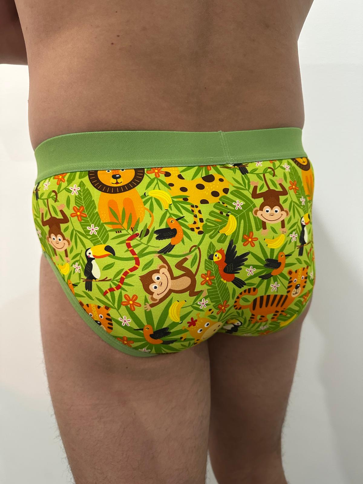 Men's Little Kid "Jungle" Design Briefs