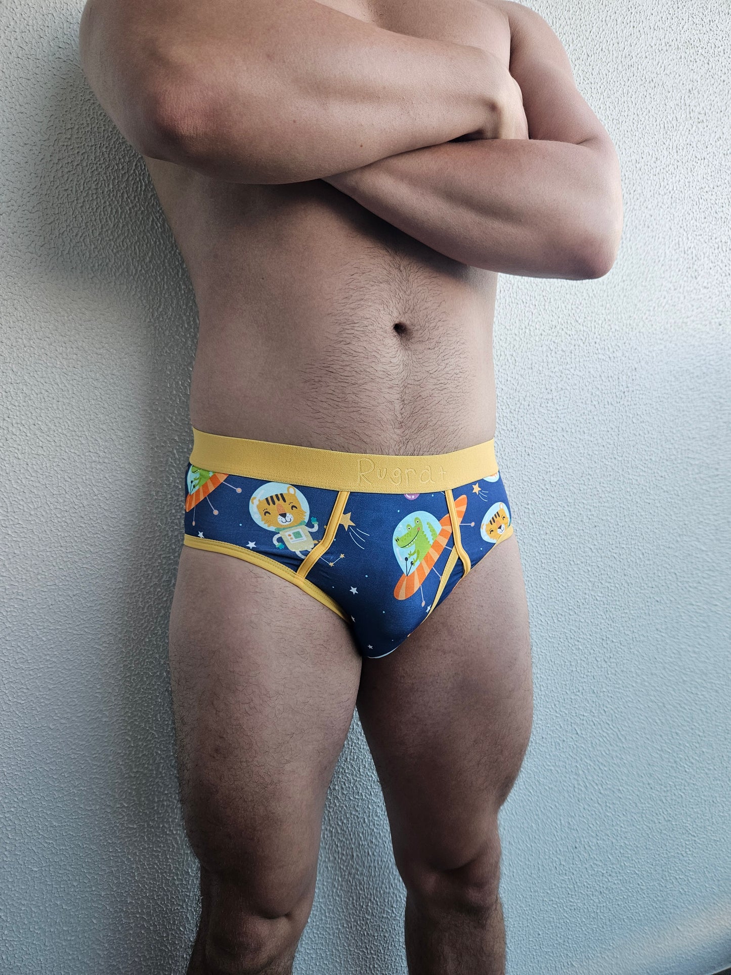 Men's Little Kid "Space" Design Briefs