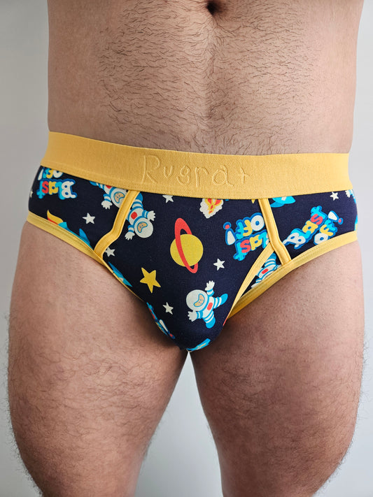 Men's Little Kid "Blast Off" Design Briefs (Collection #5)