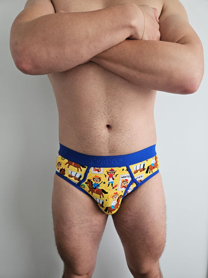 3 Pack Men's Little Kid Style Briefs (Collection #5)