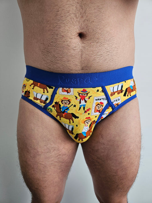 Men's Little Kid "Cowboy" Design Briefs (Collection #5)