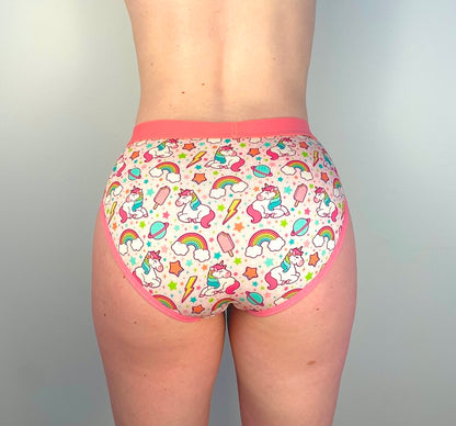 Women's Little Kid "Unicorn" Design Briefs