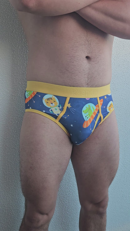 Men's Little Kid "Space" Design Briefs