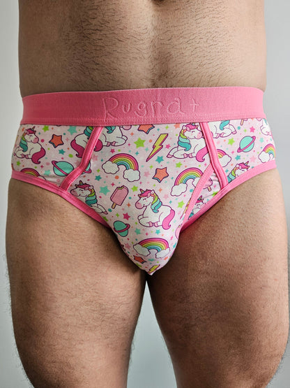 Men's Little Kid "Unicorn" Design Briefs