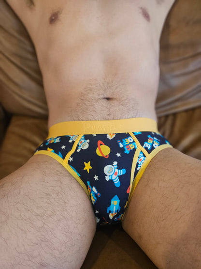 NEW Men's Little Kid "Blast Off" Design Briefs (Collection #5)