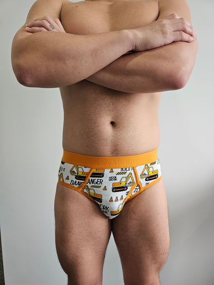 3 Pack Men's Little Kid Style Briefs (Collection #4)