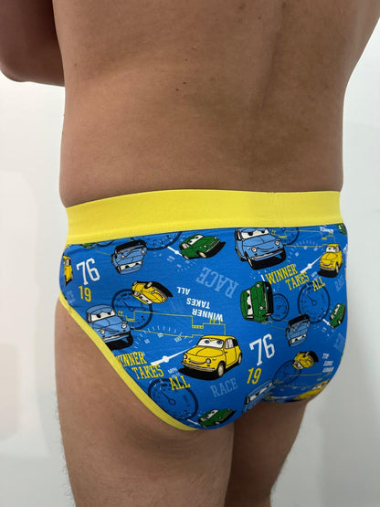 3 Pack Men's Little Kid Style Briefs (Collection #3)