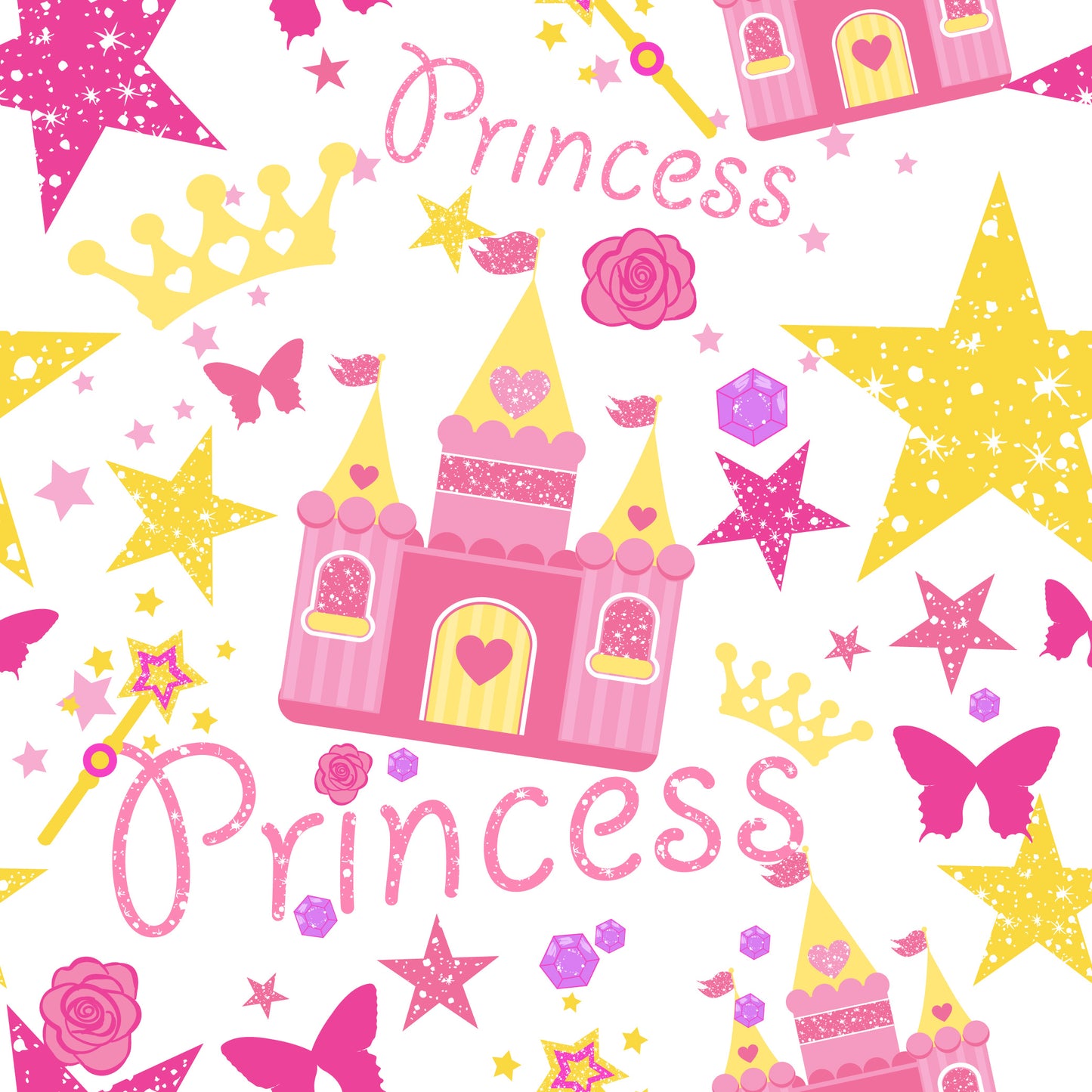Women's Little Kid "Princess" Design Briefs (Collection #5)